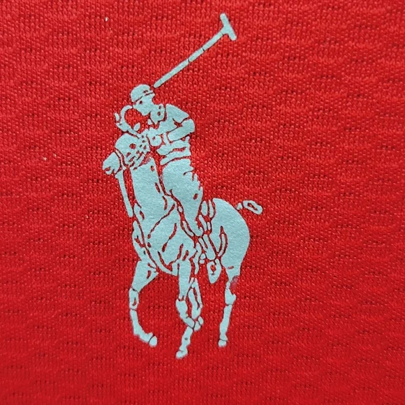 Polo RL Ralph Lauren 1/4 Zip Pullover Sweater Red Size Large - Picture 3 of 6